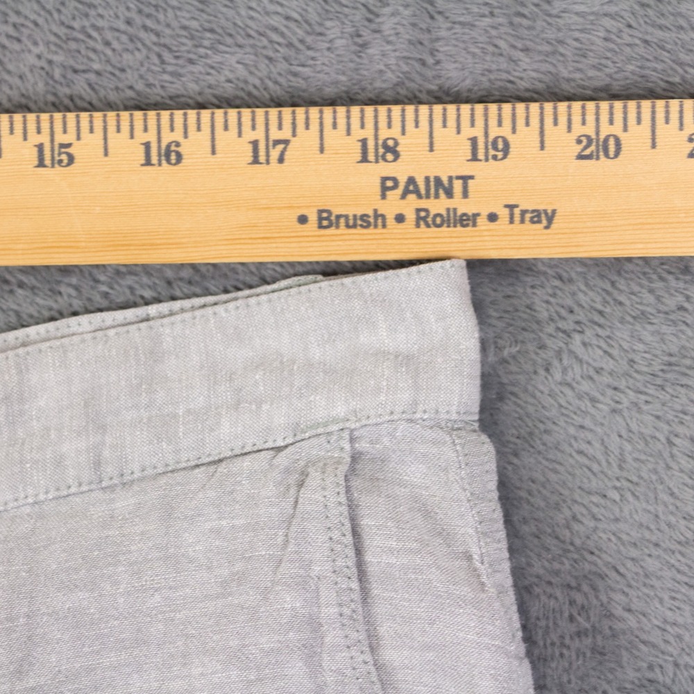 Patagonia Back Step Shorts Mens 38 Grey Hemp Cotton Breathable Flat Front 10" - Picture 8 of 12